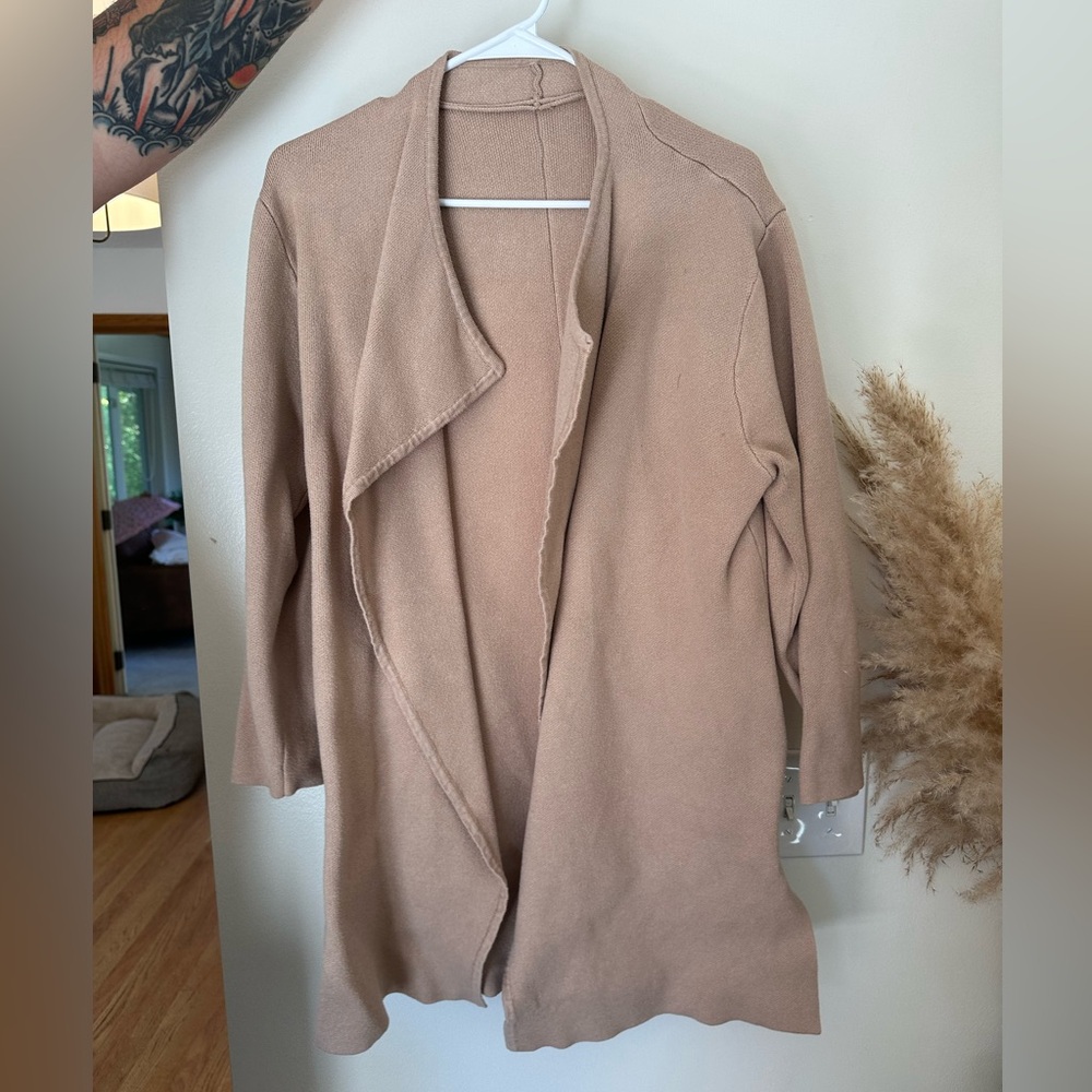 Amazon Women's Tan Cardigan Sweater